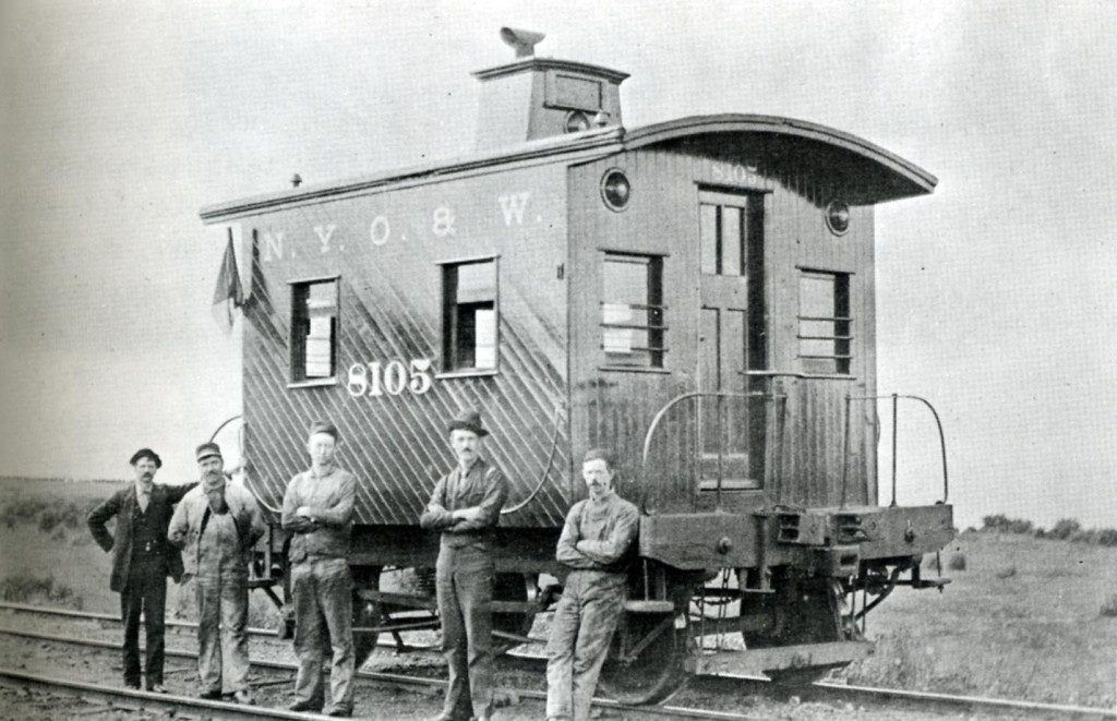 The Railroad Caboose by William F. Knapke with Freeman Hubbard